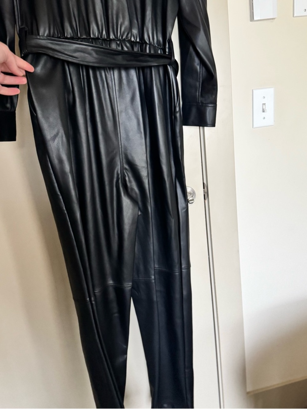 Eloquii Black Faux Leather Jacket - Picture 7 of 8